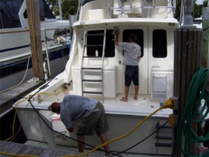 Boat Cleaning and maintance