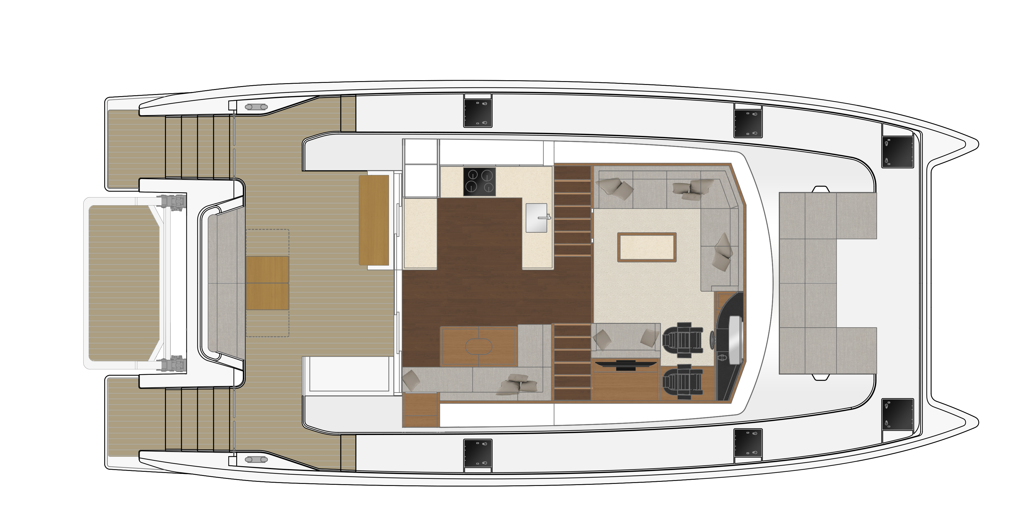 Top View Image Layout