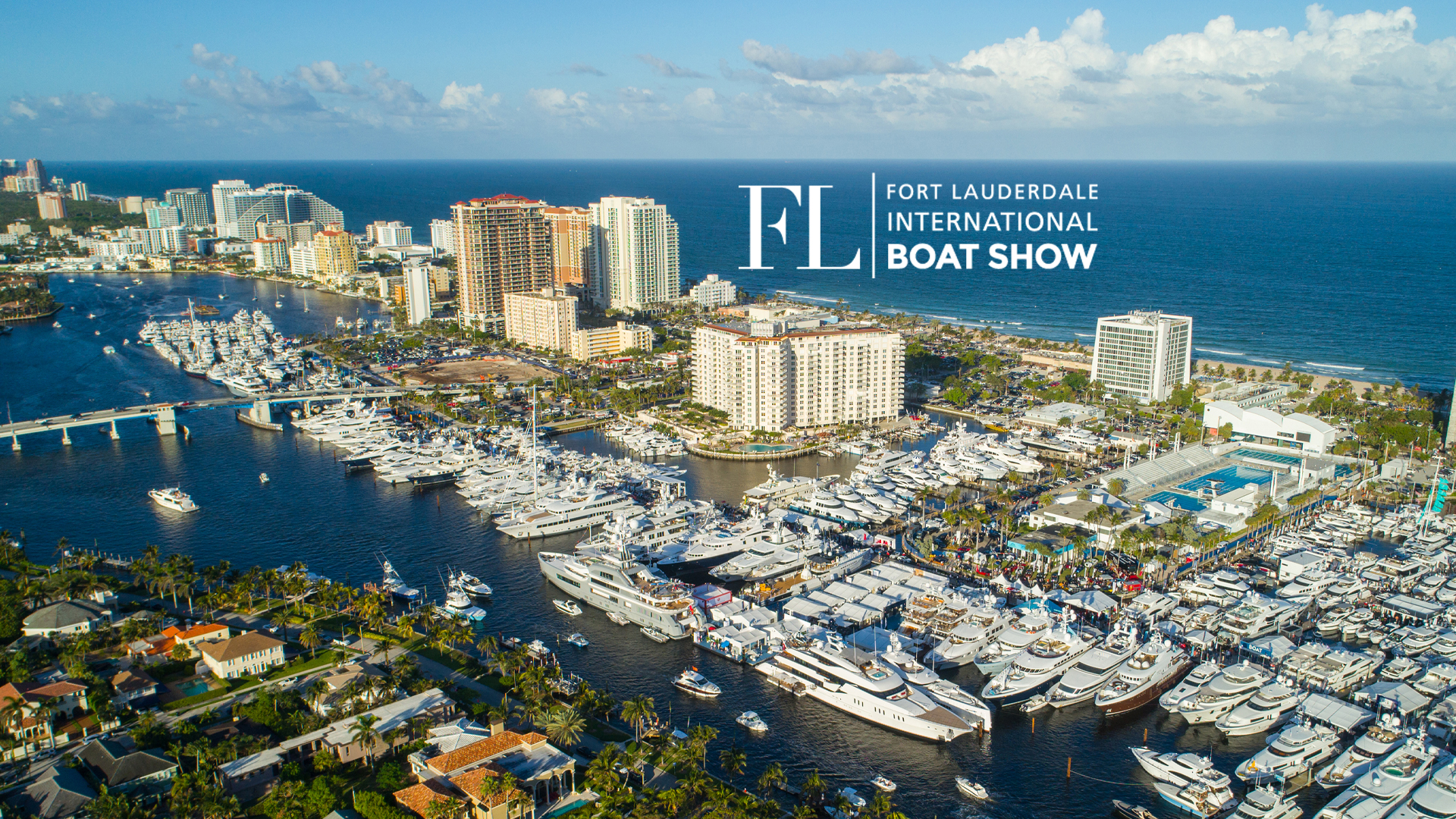 Atlantic Yacht & Ship luxury yacht lineup at FLIBS 2025